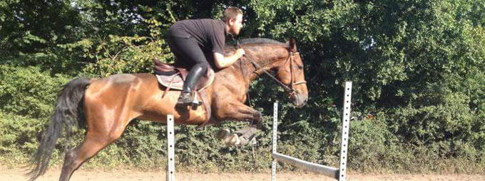 Xavier Delecluse, cavalier et moniteur d'équitation indépendant à Compiègne